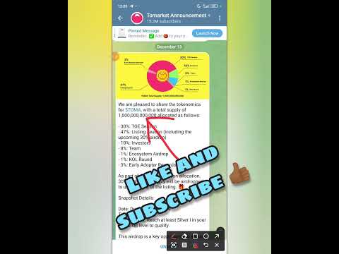 Tomarket Total Supply and Listing price confirmed?! #tomarketairdrop #tomarketlisting #cryptoshorts