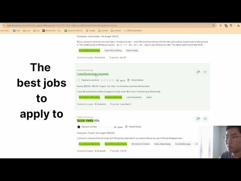 What jobs do I apply to on upwork?