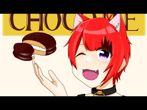 【メイキング動画】チョコパイを宣伝する莉犬くん【イラスト】