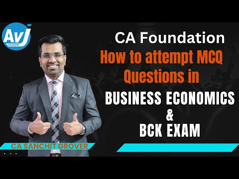 Tips & Tricks to attempt MCQs in Business Economics & BCK exam| CA Sanchit Grover