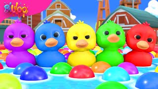 Five Little Ducks | Kids Songs | BluLoo Nursery Rhymes & Kids Songs