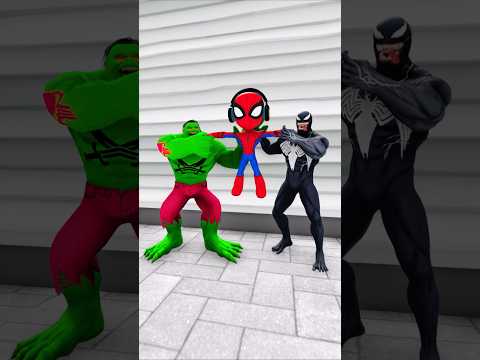 Hulk, Did You Just Bully My Spider Baby ? Part 2 #gta #spiderman #funny #funnyvideo