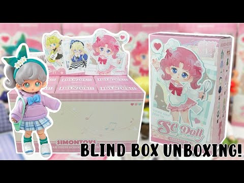 LET'S OPEN 6 ADORABLE BJD BLIND BOXES! Teennar High School Student's Club Ball Jointed Dolls!