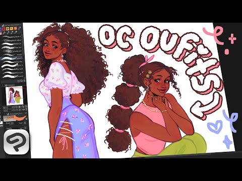 ♡ drawing outfits for my OC 🎙️  drawing and talking # 7