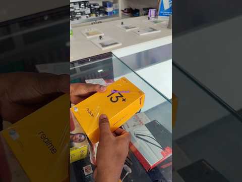 Realme 13+ the new 5G smartphone unboxing phone 📱 Sony OIS camera double speaker #youtubeshorts