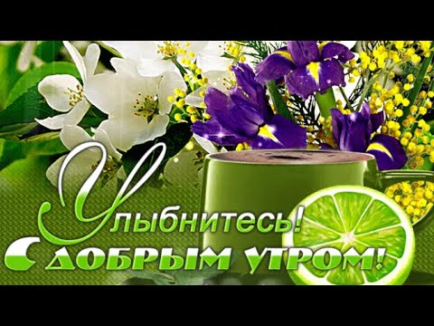 ДОБРОЕ УТРО И ОТЛИЧНОЙ СРЕДЫ!🤗🌸 МУЗЫКАЛЬНАЯ ОТКРЫТКА 🎶