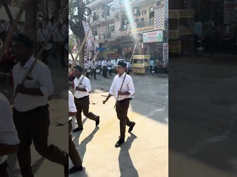 RSS organises 'Path Sanchalan' on occasion of Vijayadashami Utsav in Burari