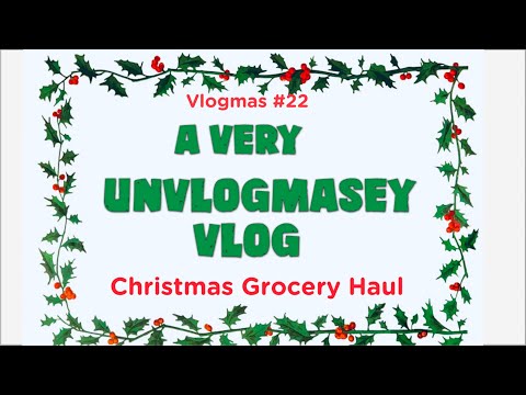 Vlogmas #22: Winco Christmas Grocery Haul