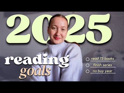 my intentional 2025 reading goals! ✅📚 no buy year?!