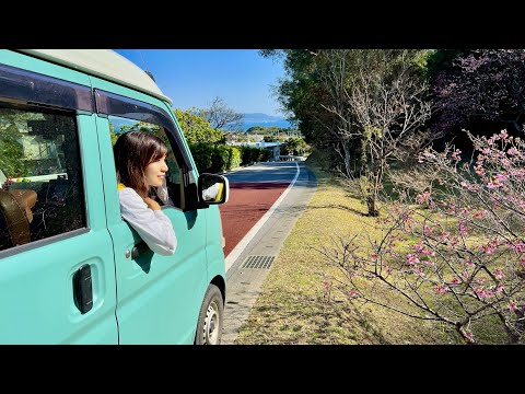 [Next Destination]Traveling in Hakata and Waiting for My Car | Daily Life in a Minivan