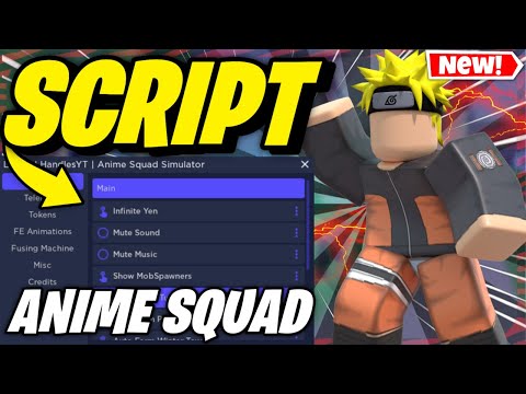 Anime Squad Simulator Script PASTEBIN 2022 AUTO FARM + INF TOKENS + ANIME SQUAD SIMULATOR HACK