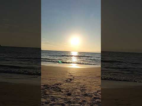 逗子海岸の夕暮れ