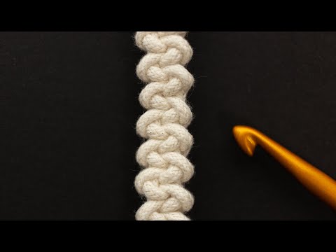 [Crochet Knots]  Shark Jaw Bone Knot