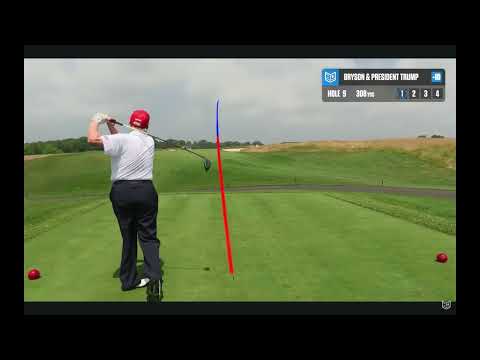 President Trump Golf Highlights | Trump National Golf Club - Break 50 Front 9 All Swings