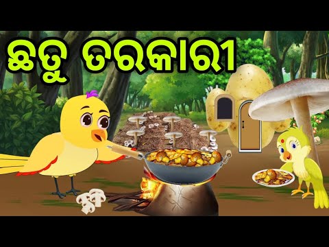 ଛତୁ ତରକାରୀ | Chhatu Tarakari | Tiki Chadhei | Odia Gapa | Chadhei Gapa