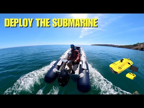 EXPLORING on the POCKET ROCKET • TINY Inflatable boat 🛥️ Underwater drone failure