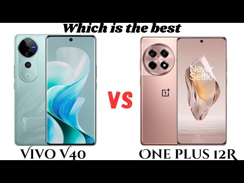 Vivo v40 vs One plus 12 R full comparison || price || camera || Antutu Score