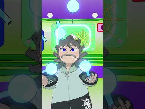 Evil scientist VTuber juggling with flasks! #Shorts