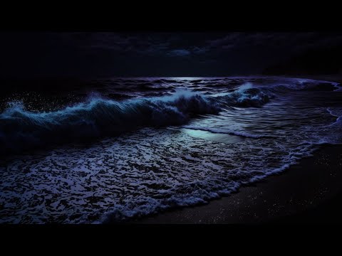 All You Need To Fall Asleep | Relaxing Ocean Waves for Stress Relief | Dark Screen Sleep Aid