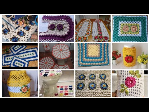 maravillosa y hermosa Ideas de patrones de crochet hechos a mano para decoraciones del hogar