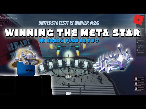 Winning the ROBLOX Ready Player Two META STAR