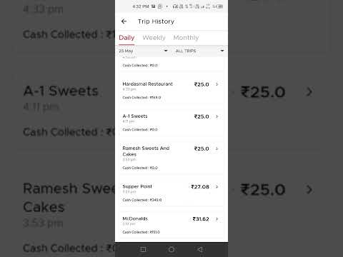 Zomato Earning 25may#zomato #zomatoorder #zomato earning #earning #delivery #offer