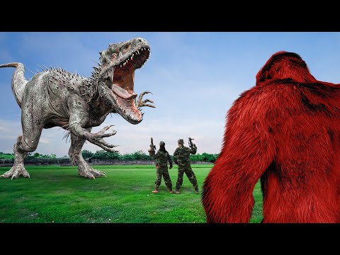 King Kong VS Indominus Rex : Who Is The King Of Monster? | The New Empire VS Jurassic Park #2024