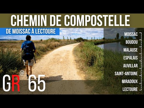 Chemin de Compostelle - GR65 de Moissac à Lectour - Randonnée