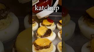 CHEESE BURGER Deviled Egg🥚