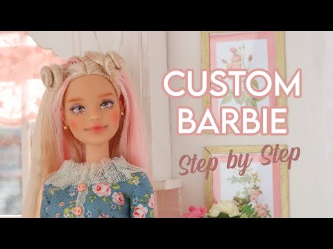 Ooak custom BARBIE  doll by Nerea Pozo  Custom repaint doll