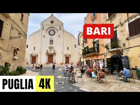 PUGLIA, ITALY 🇮🇹 [4K] Bari — Walking Tour