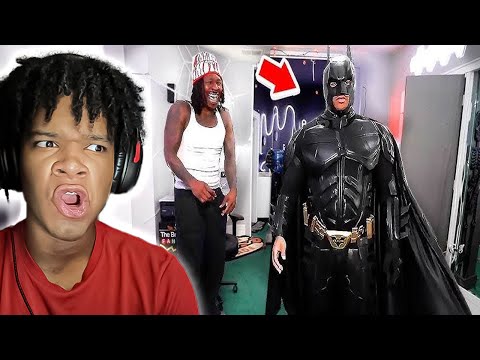 FonceKam Reacts To Duke Dennis Pulling Up on Batman Fanum!😂