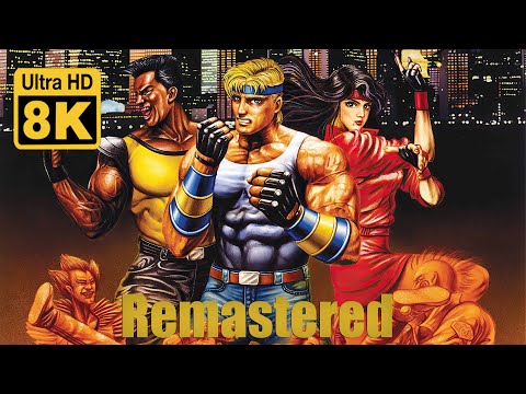 Streets of Rage Intro  Mega Drive 8K (Remastered with Neural Network AI)