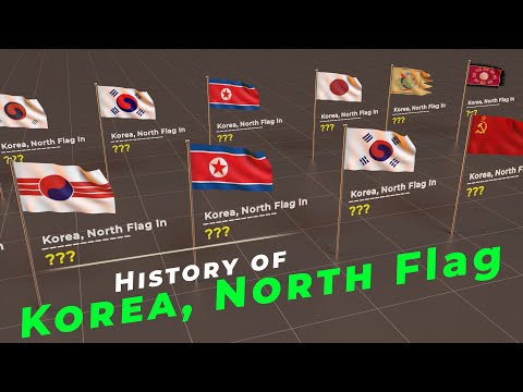 History of North Korea flag | Evolution of North Korea Flag | Flag of the world |