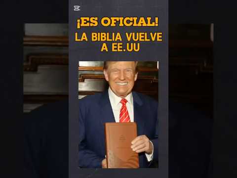 🚨¡¡ULTIMA HORA! ”EEUU🇺🇸VUELVE A LA BIBLIA“ #fyp #biblia #dios #jesus