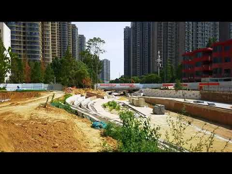 郑州金水河改造现场报道，旧貌换新颜，原型韩国清溪川，未来可期啊！