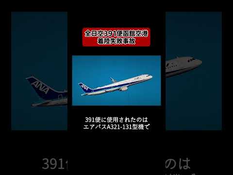 突然の強風が原因で着陸失敗?!強風以外にも原因があった? #仰天 #航空事故 #日本の事故