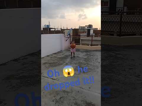 ohhh 😲 he dropped it.. #youtubeshorts#basketballgame #basketball#cutebaby#trending #baby#love#shorts