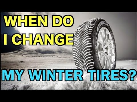 WHEN DO I CHANGE MY WINTER TIRES? (FACTS)