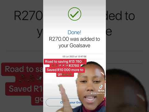 Road to saving R13 780 using the 52 week’s savings challenge | R3780 saved …R10 000 to go