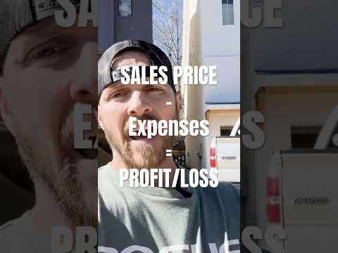 How to build your pro forma: sales price - expenses. #newconstruction #realestatedevelopment