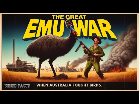 The Great Emu War: When Birds Beat the Army?! 🦅#weirdfacts