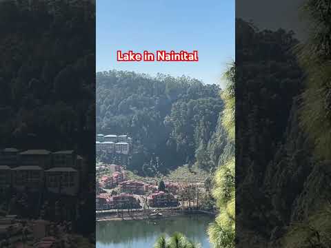 Nainital city view | Lake view | #shorts #lake