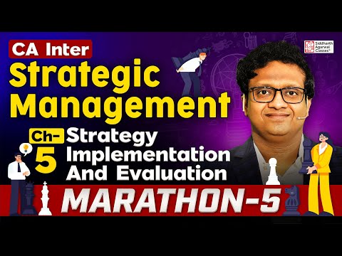 Strategic Management Marathon 5 | Strategy Implementation | Hard Chapter | Siddharth Agarwal