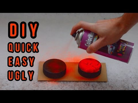 How to Paint and Label Hockey Puck - the Quick/Easy/Ugly way ...