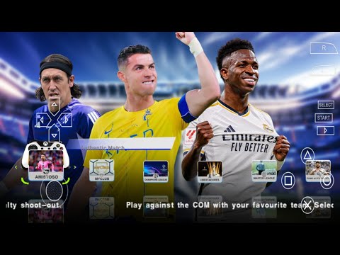 eFOOTBALL PES 2024 PPSSPP Android Update Transfers Kits 2024 Now Faces Camera PS5 Graphics HD