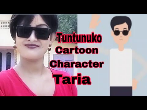 A.chik Actress Tuntunuko Cartoon Character Taria