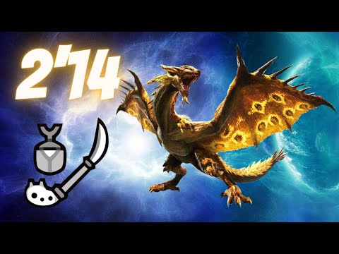 MHW Iceborne Gold Rathian 2'14 Insect Glaive