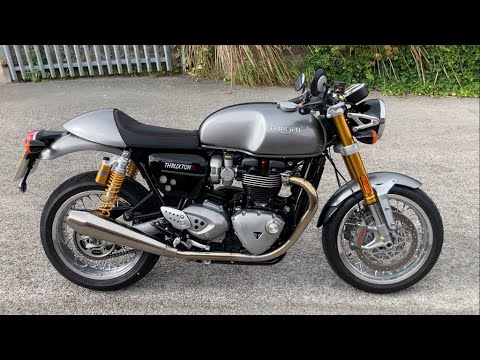 2016 TRIUMPH THRUXTON 1200 R, 1495 MILES - WALKAROUND - COMPLETELY MOTORBIKES