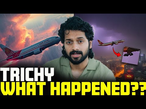 🚨 Yesterday Trichy Flight Accident: What Happened?📢| Telugu | Aye Jude✊